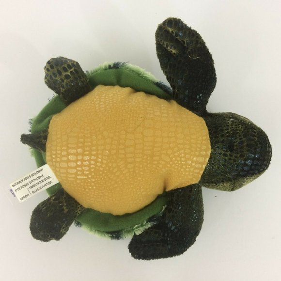 Aurora Splish Splash Green Sea Turtle Plush Mini Flopsie Stuffed Animal Toy 7" - Picture 8 of 12